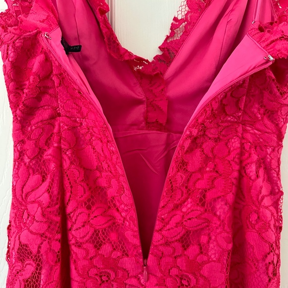 NBD Pink Lace Mini Dress - Picture 9 of 13